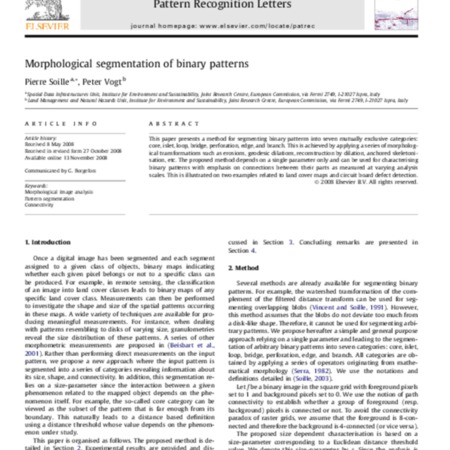 Soille and Vogt 2009_Morphological segmentation of binary patterns.pdf