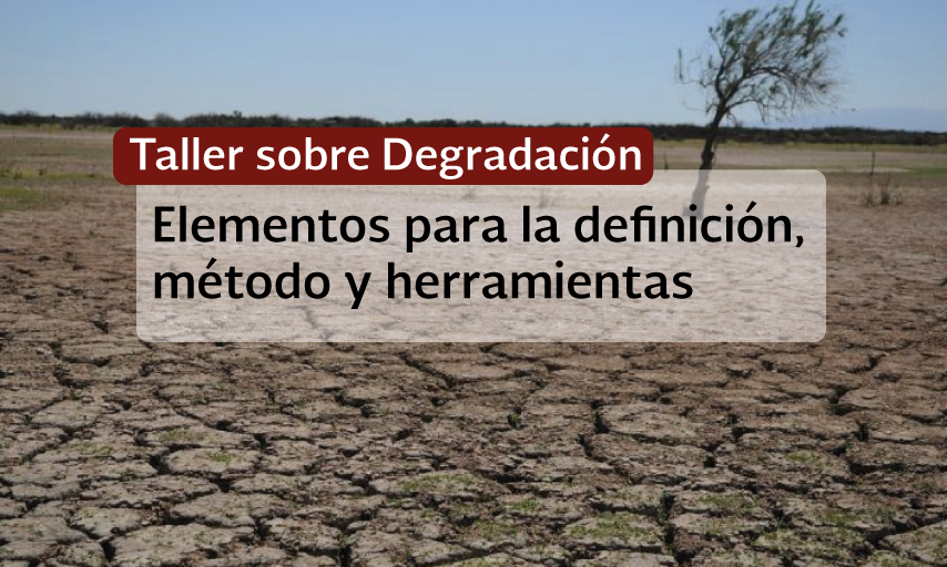 Taller sobre Degradación: Elementos para la definición, métodos y herramientas