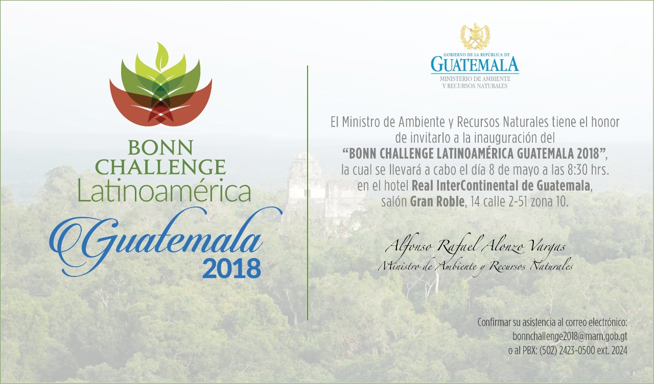 Bonn challenge latinoamérica - Guatemala 2018